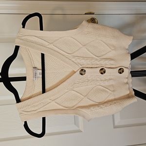Sincerely Jules Cream Sweater Vest